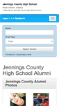 Mobile Screenshot of jenningscountyhighschool.org