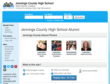 Tablet Screenshot of jenningscountyhighschool.org